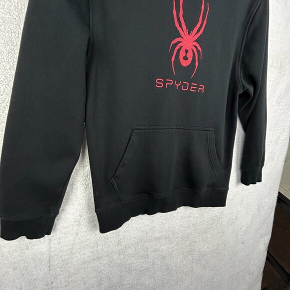 Spyder Hoodie Youth 14-16  XL Textured Logo Pullover Kangaroo Pouch Pocket *Flaw - Picture 4 of 12
